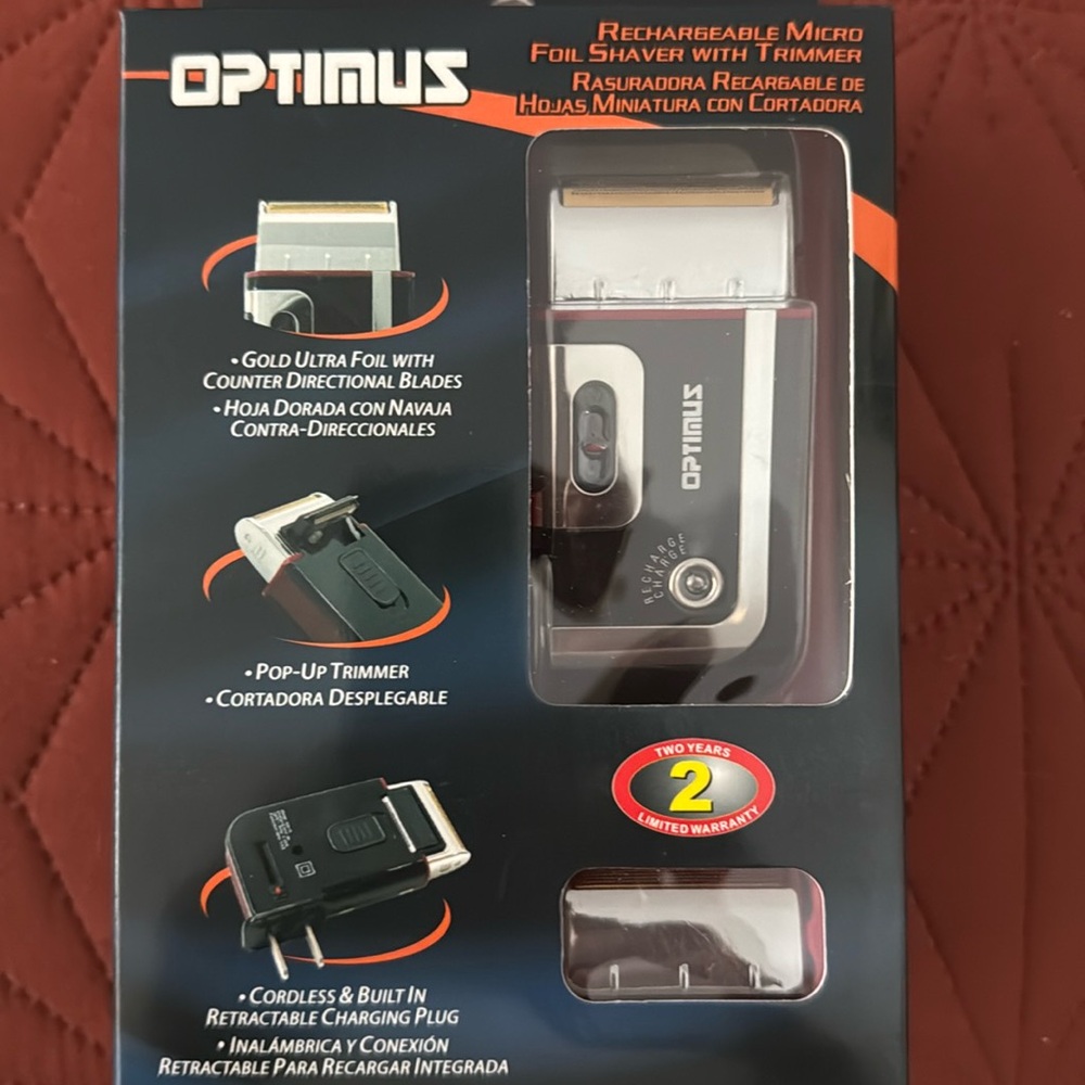 Rechargeable Micro Foil Shaver with Trimmer